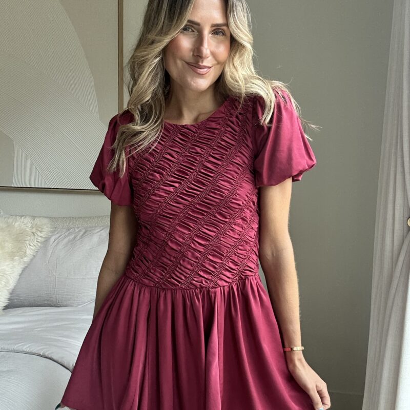 The Cranberry Craze Mini Dress
