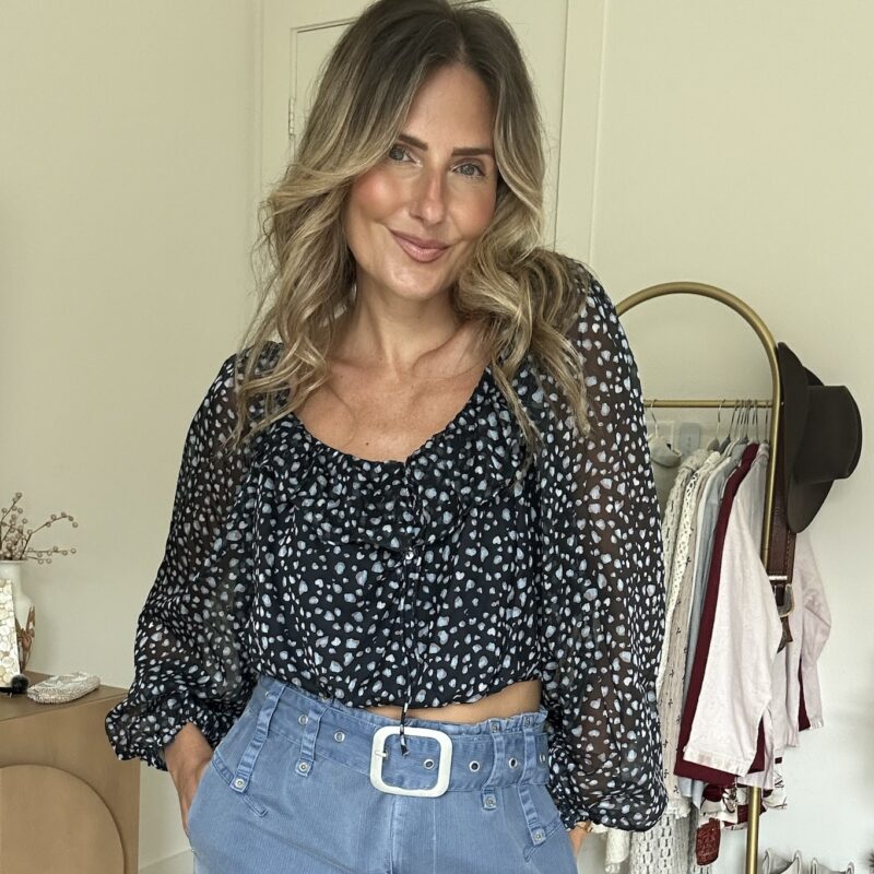 The Moonlight Spot Blouse