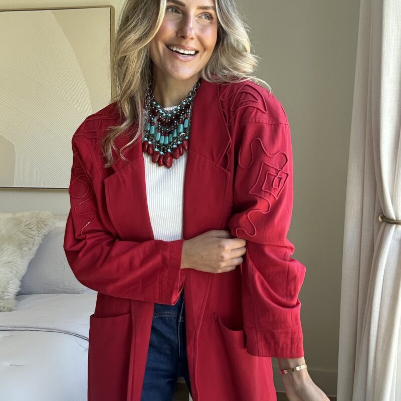 The Scarlet Southern Belle Vintage Jacket