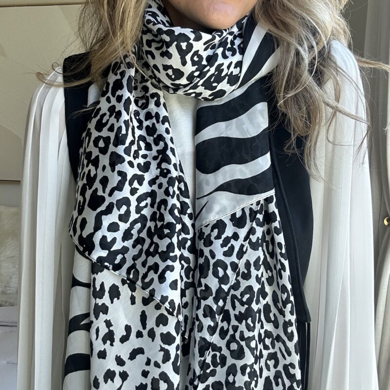 The Safari Stampede Silk Scarf