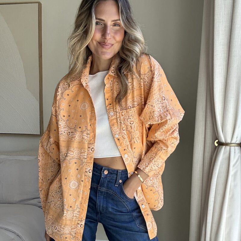 The "Too Wild To Tame" Cotton Button Down