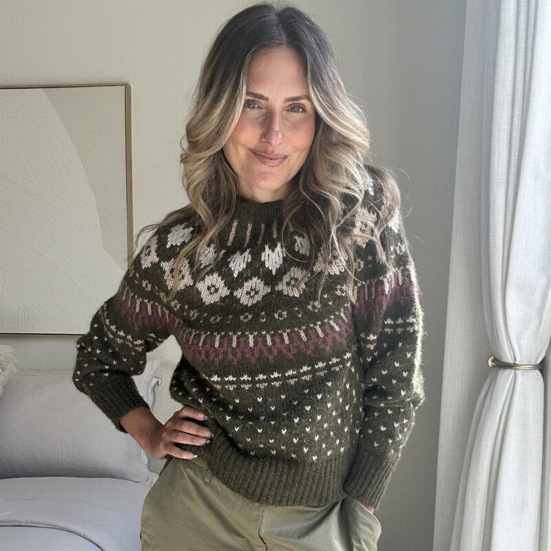The Alpine Affair Wool Fair Isle Sweater