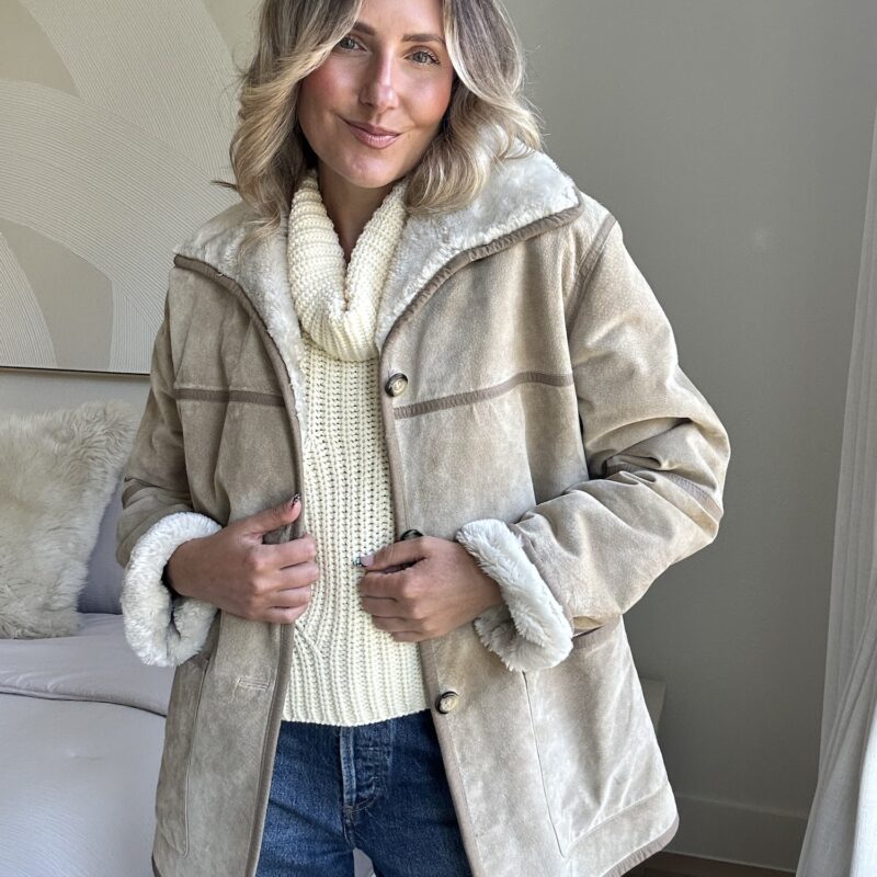 The Tahoe Teddy Shearling Suede Jacket