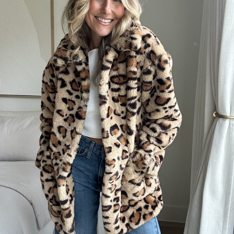 The Spotted Socialite Faux Fur Coat